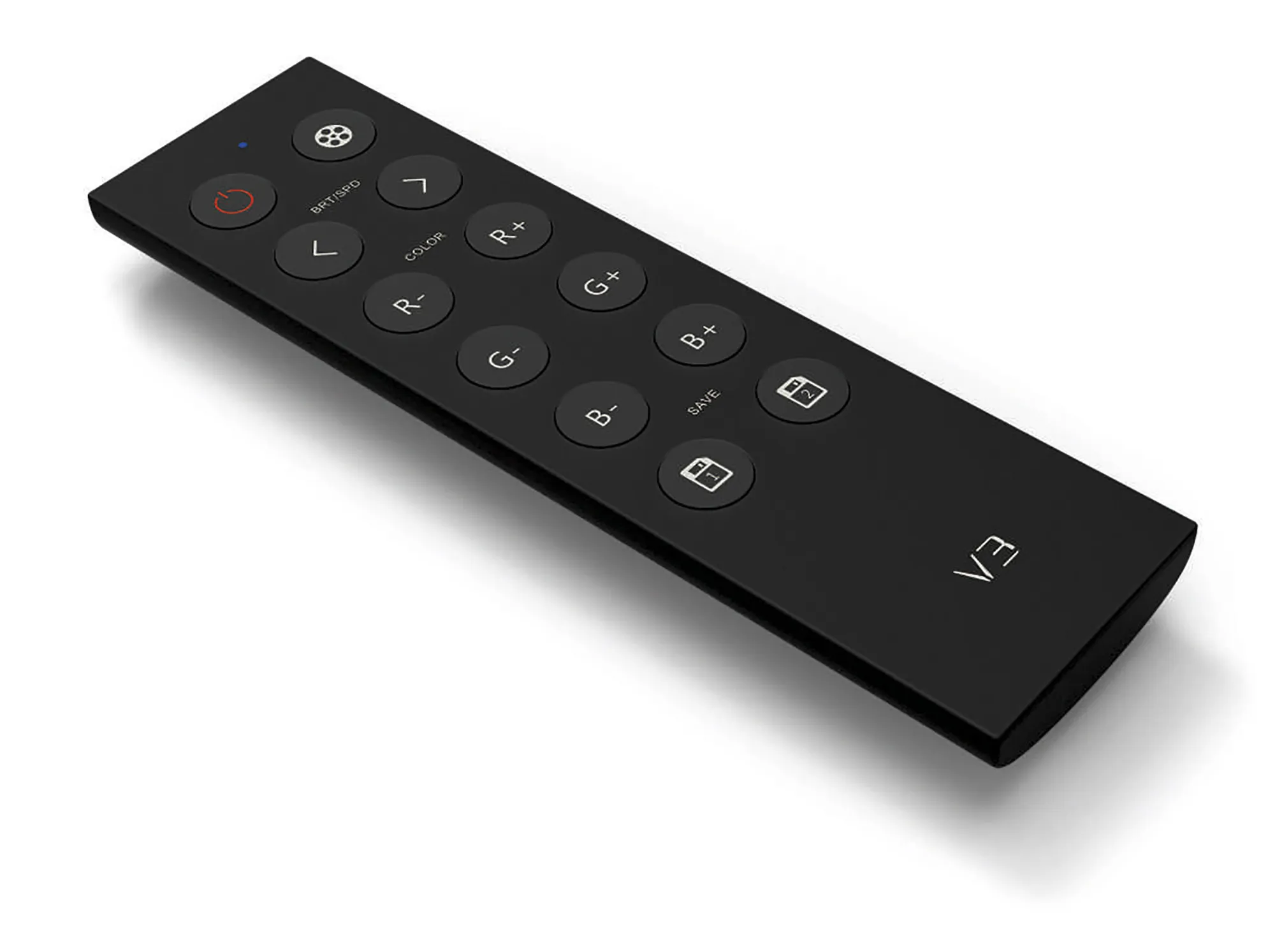 V3  RGB Remote Control 2.4GHz RF 3Vdc CR2032 30m Range, IP20.